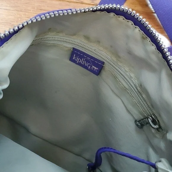 Kipling Alvar medium purple crossbody bag - Picture 9 of 10